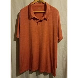 Falls Creek Mens 3XL Orange‎ Short Sleeve Polo Shirt rn#46711